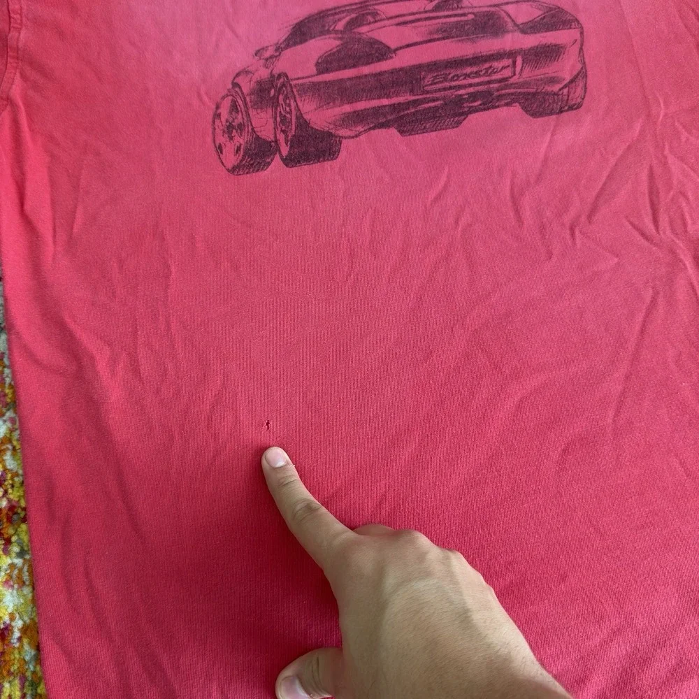 Vintage Faded Red 1999 NOS Porsche Selection Boxster Graphic T-Shirt XL